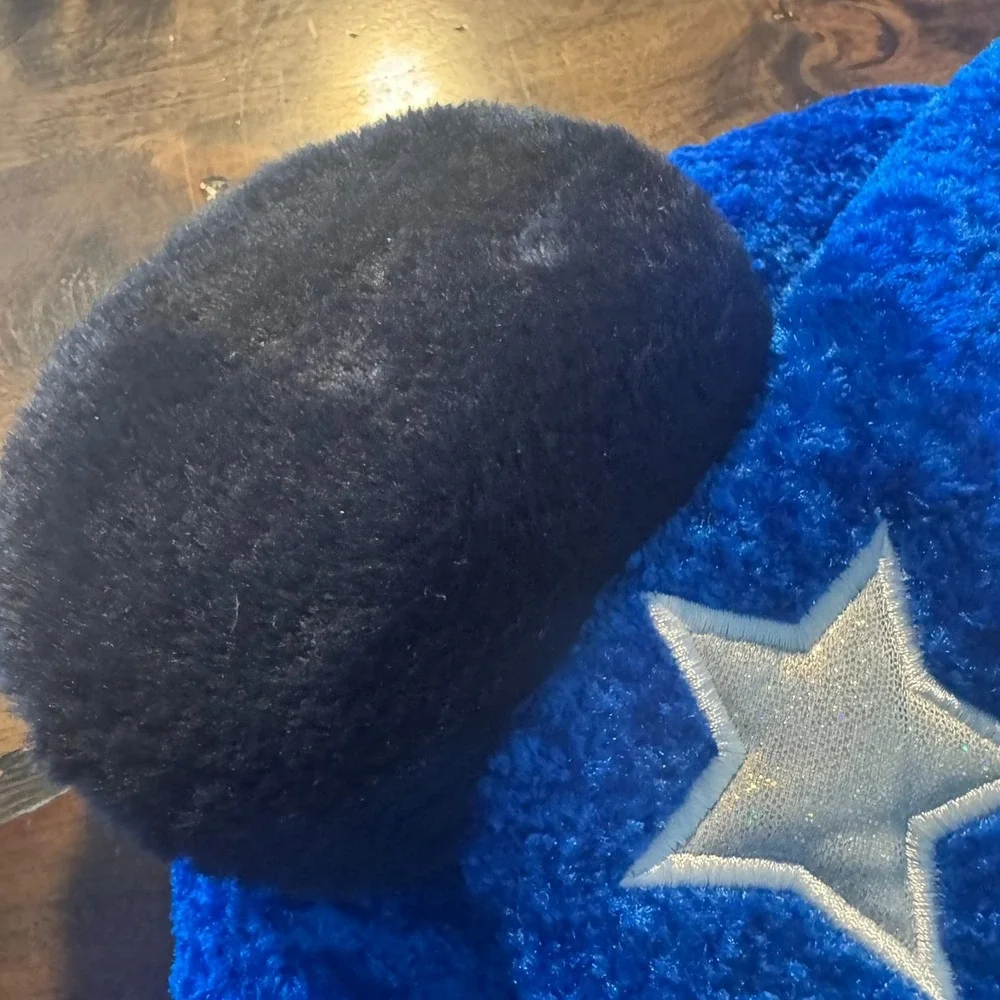 Disneyland World Mickey Mouse Sorcerer Wizard Blue‎ Hat With Ears Adult